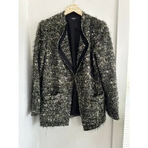 Worth Women's Boucle Blazer Jacket | Size Small